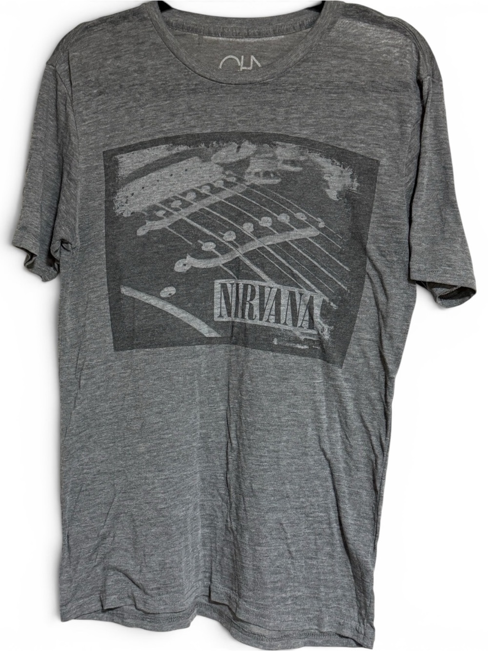 Chaser Gray Nirvana Graphic Short Sleeve Tee